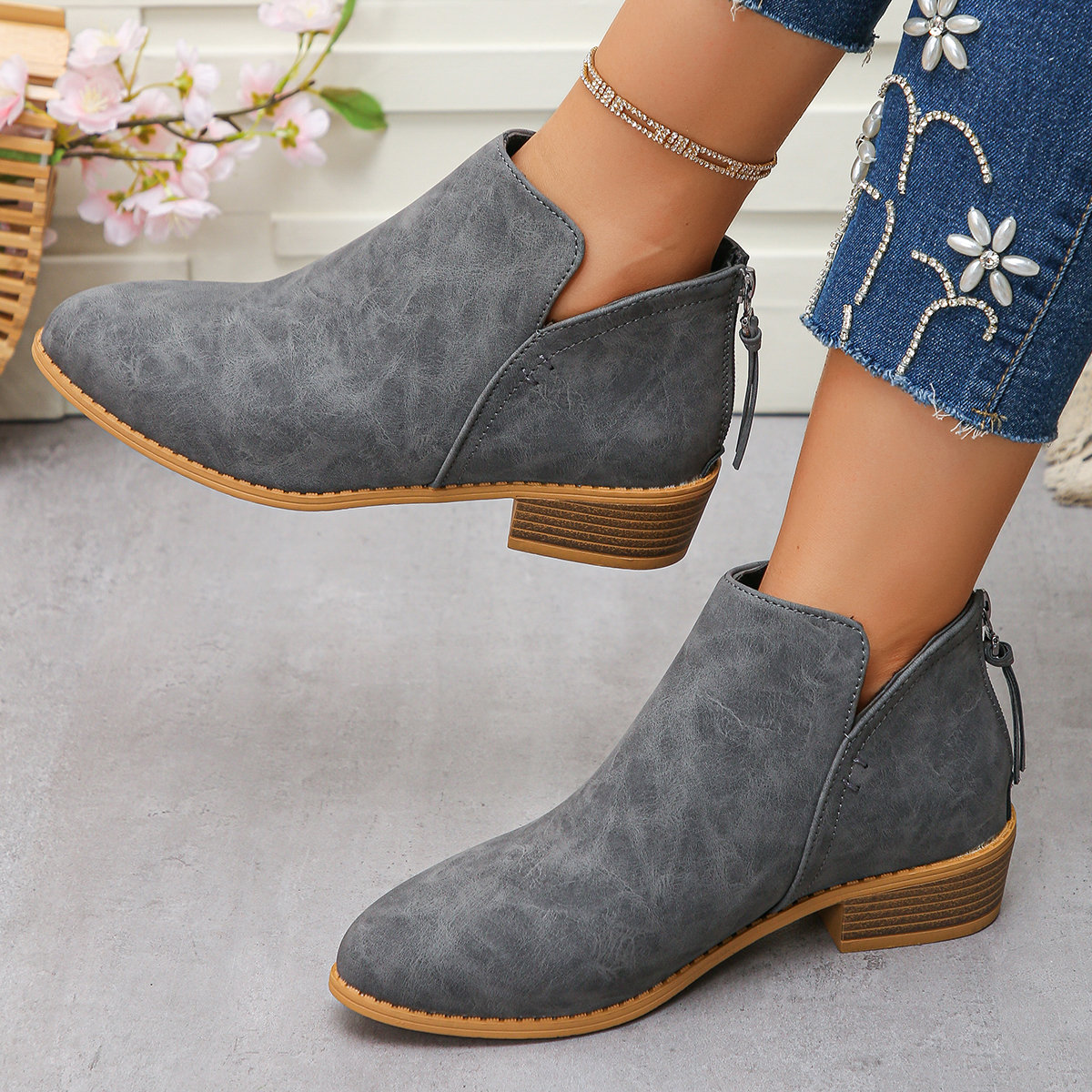 Women'S Accessories Trends 2025 - Women's Fashion Mid Heel Ankle Boots