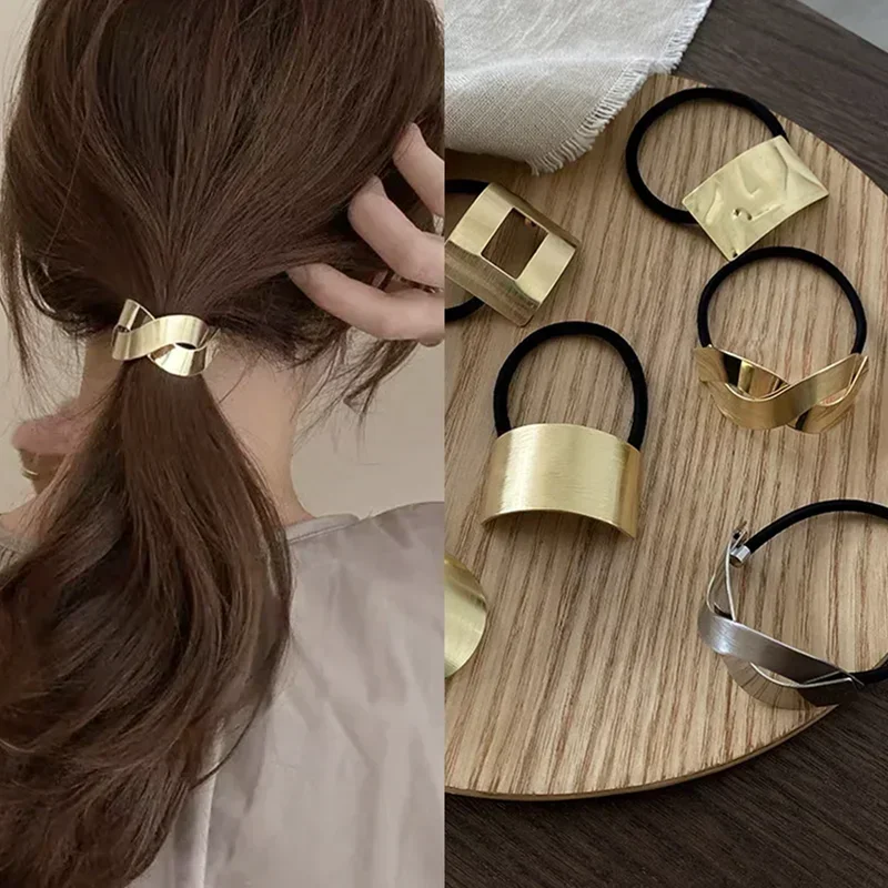 Simple Metal Fashion Elastic H – Wrap Ring Gold recenzja i cena