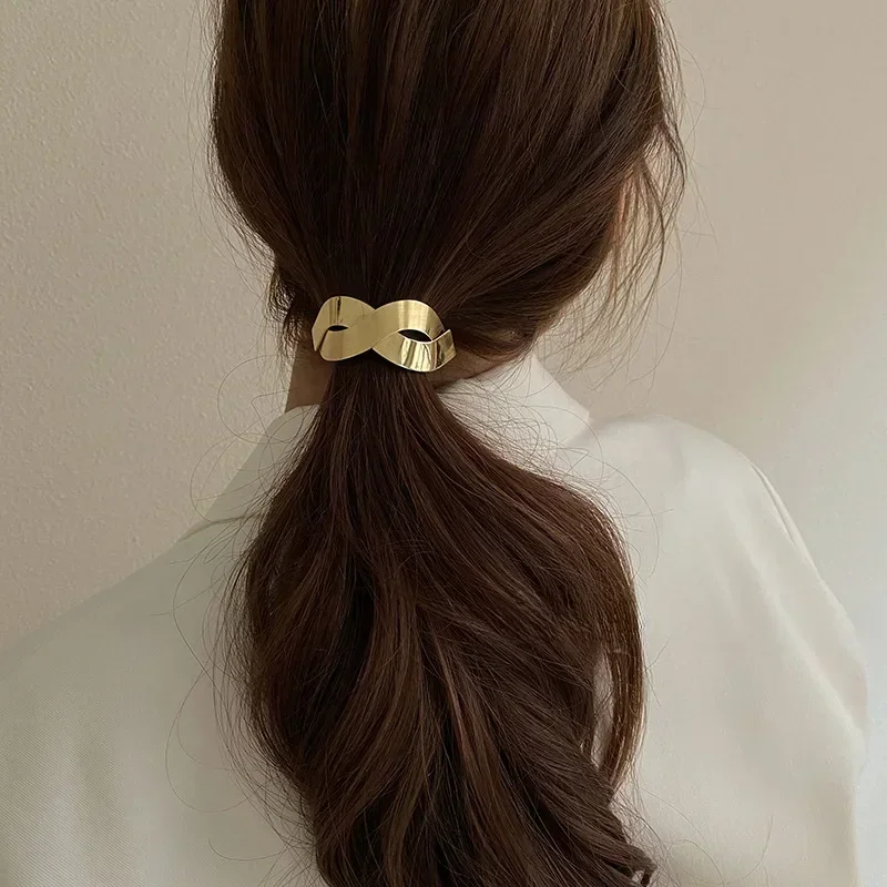 Simple Metal Fashion Elastic H – Wrap Ring Gold recenzja i cena