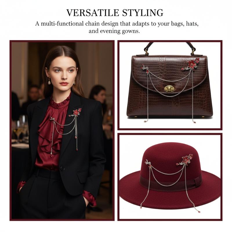 Mandala Brooch High End Chain  – Women Accessories Business recenzja i cena