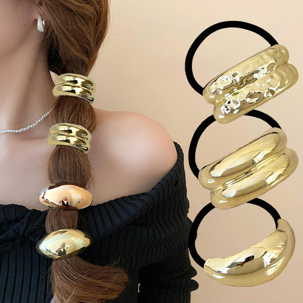 Fashion Geometric Metal Hair C – Wrap Ring Gold recenzja i cena