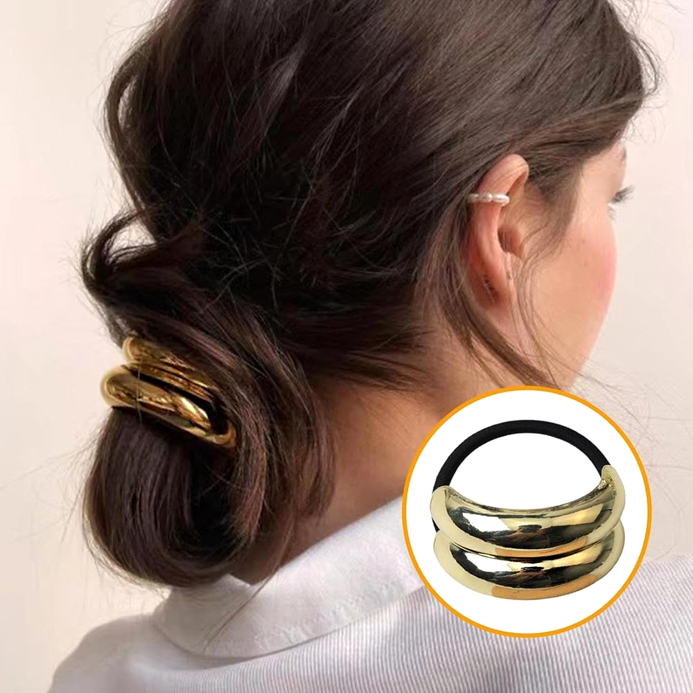 Fashion Geometric Metal Hair C – Wrap Ring Gold recenzja i cena