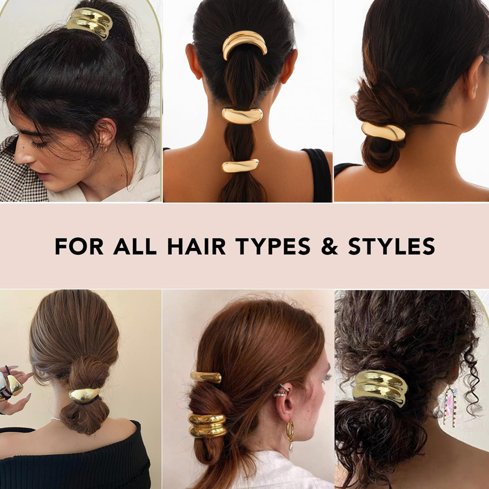 Fashion Geometric Metal Hair C – Wrap Ring Gold recenzja i cena