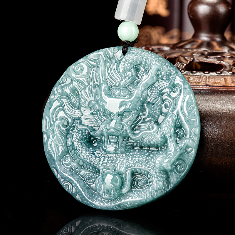 Burmese Jadeite Dragon Pendant – Accessories Woman recenzja i cena