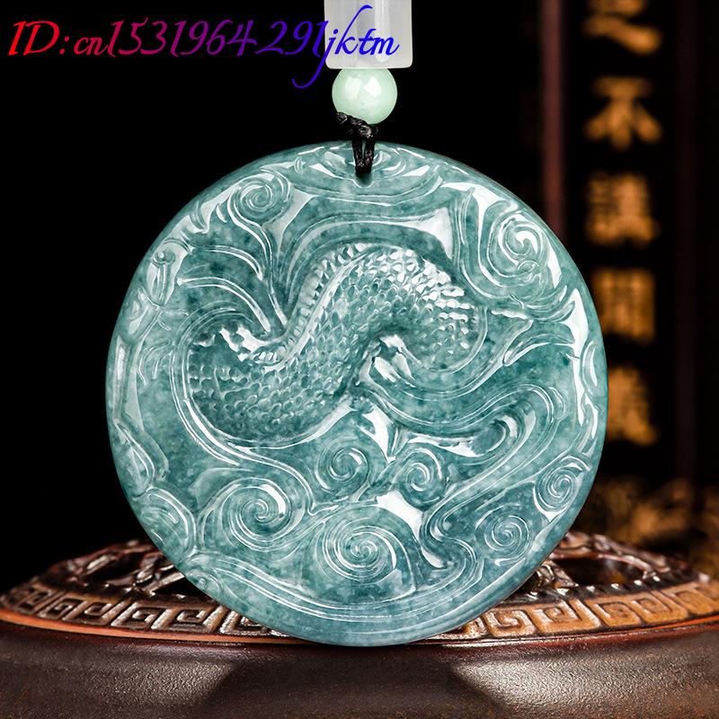 Burmese Jadeite Dragon Pendant – Accessories Woman recenzja i cena