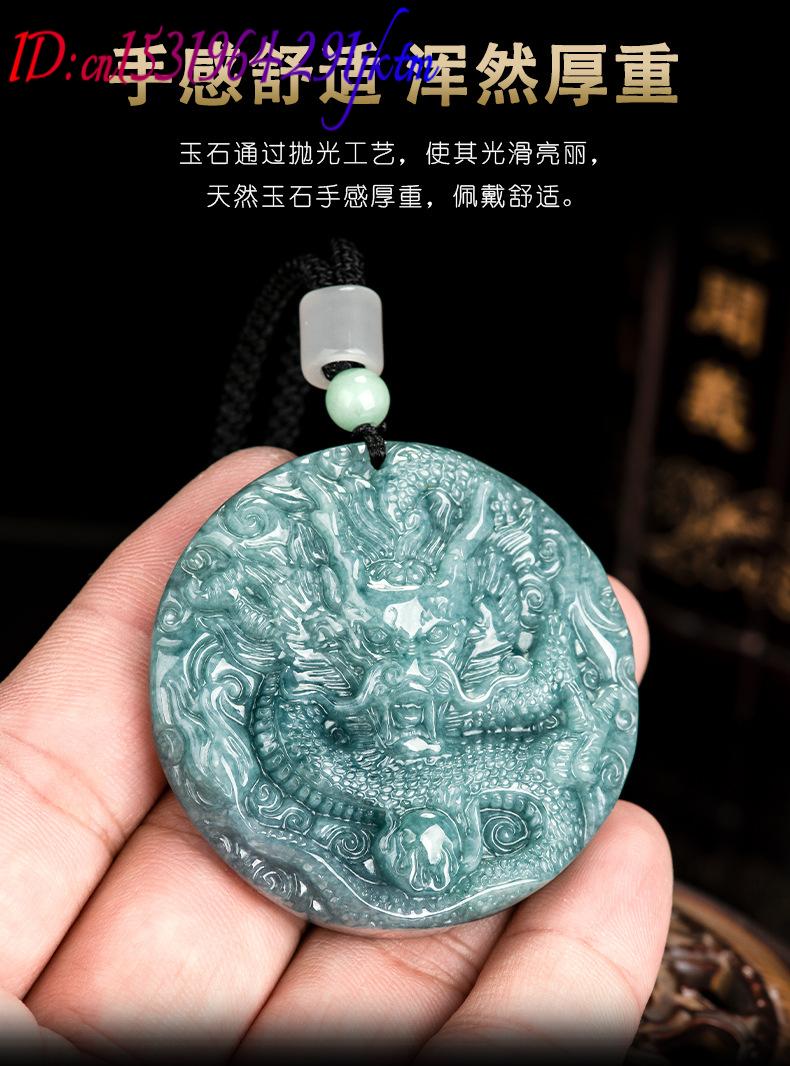 Burmese Jadeite Dragon Pendant – Accessories Woman recenzja i cena