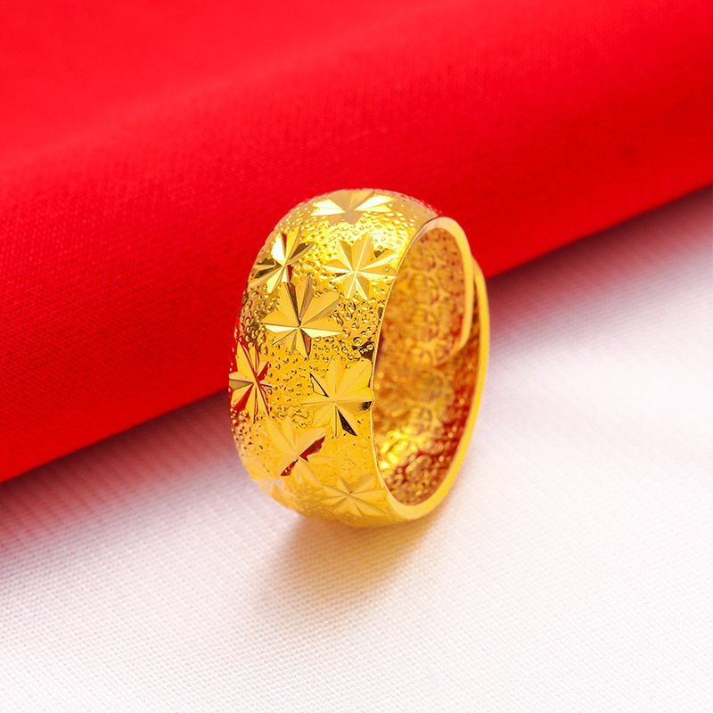Male Wide 12mm Large Ring Open – Wrap Ring Gold recenzja i cena