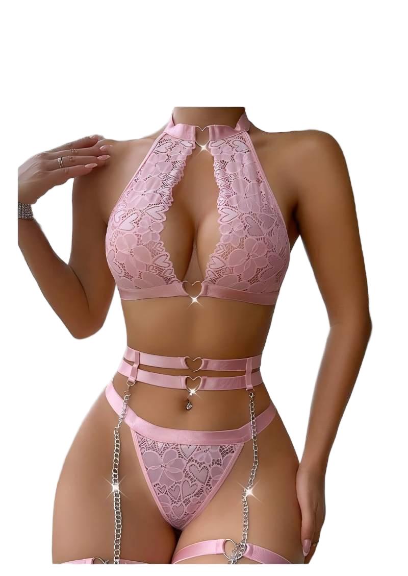 Sexy Lingerie Set Push Up Lace – Accessories Woman recenzja i cena