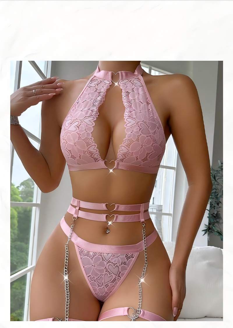Sexy Lingerie Set Push Up Lace – Accessories Woman recenzja i cena