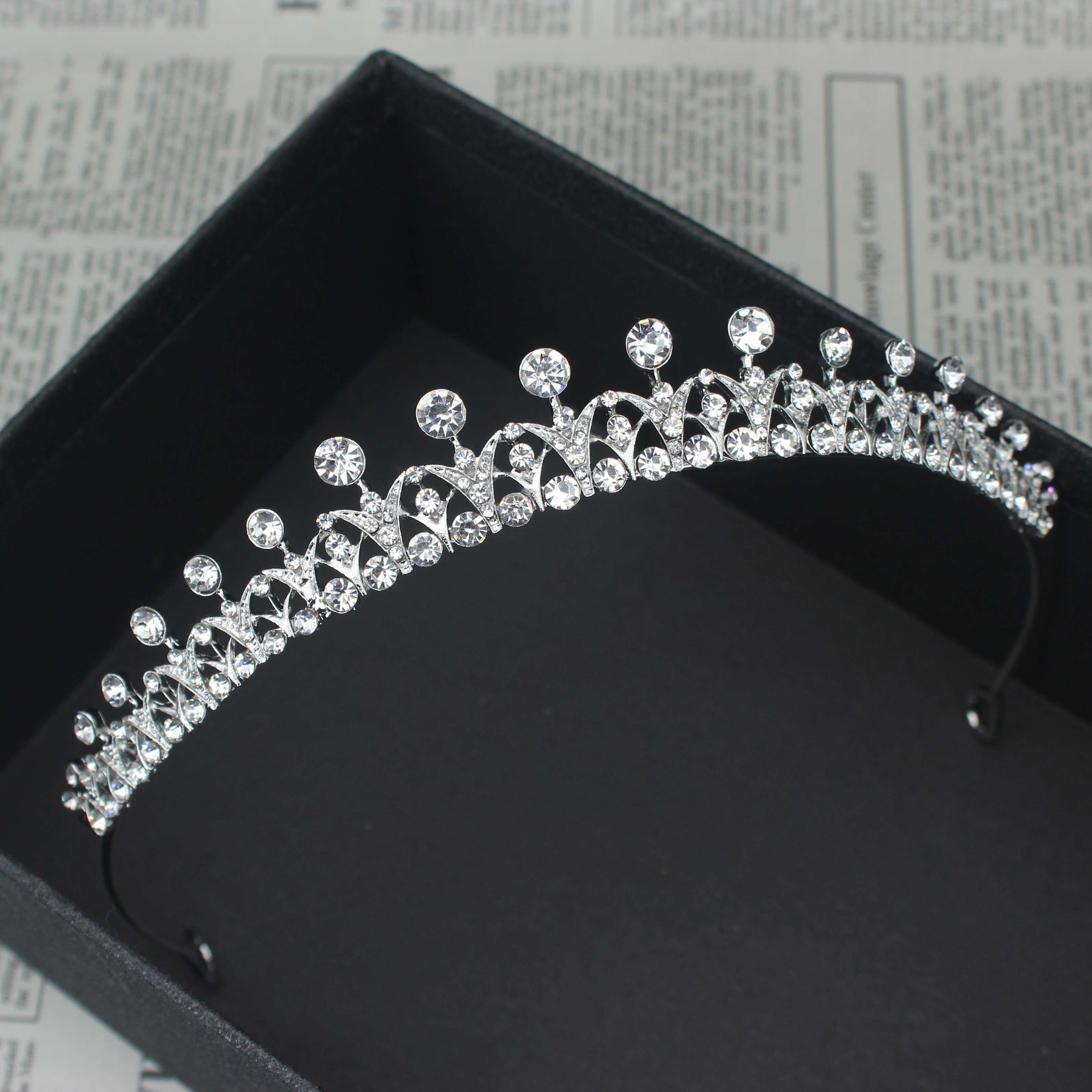 Crystal Wedding Bridal Tiara H – Women Accessories Trending recenzja i cena