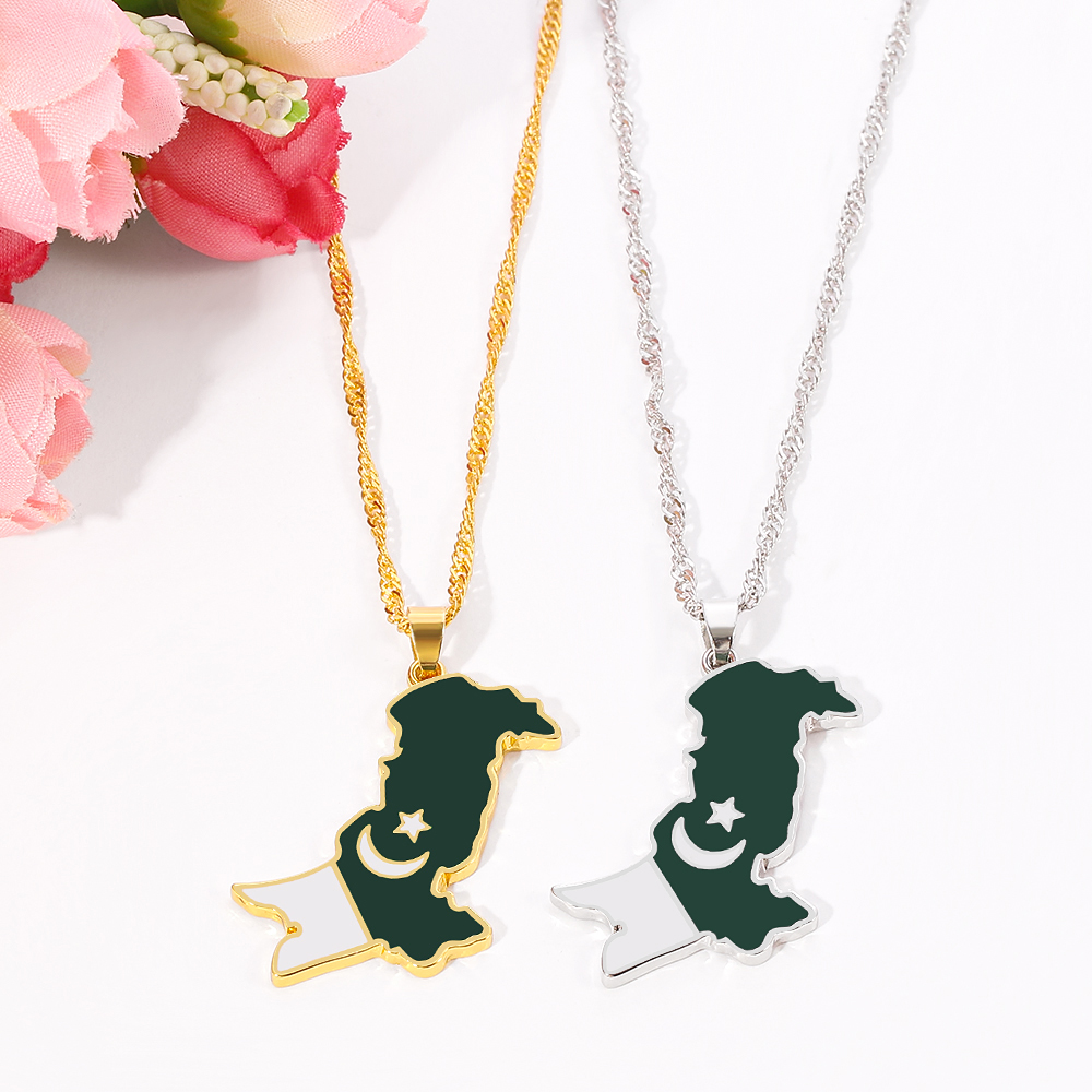 Pakistan Map Creative Pendant  – Women Accessories Pakistan recenzja i cena