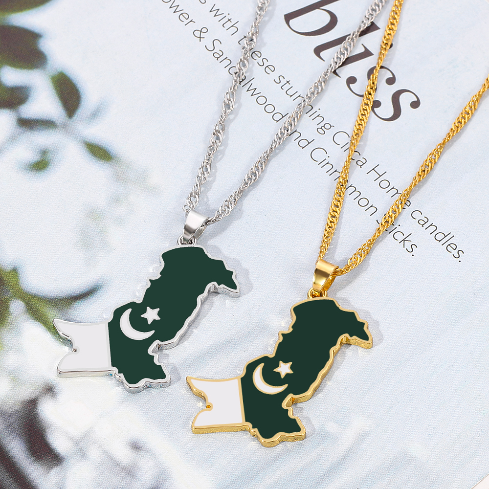 Pakistan Map Creative Pendant  – Women Accessories Pakistan recenzja i cena