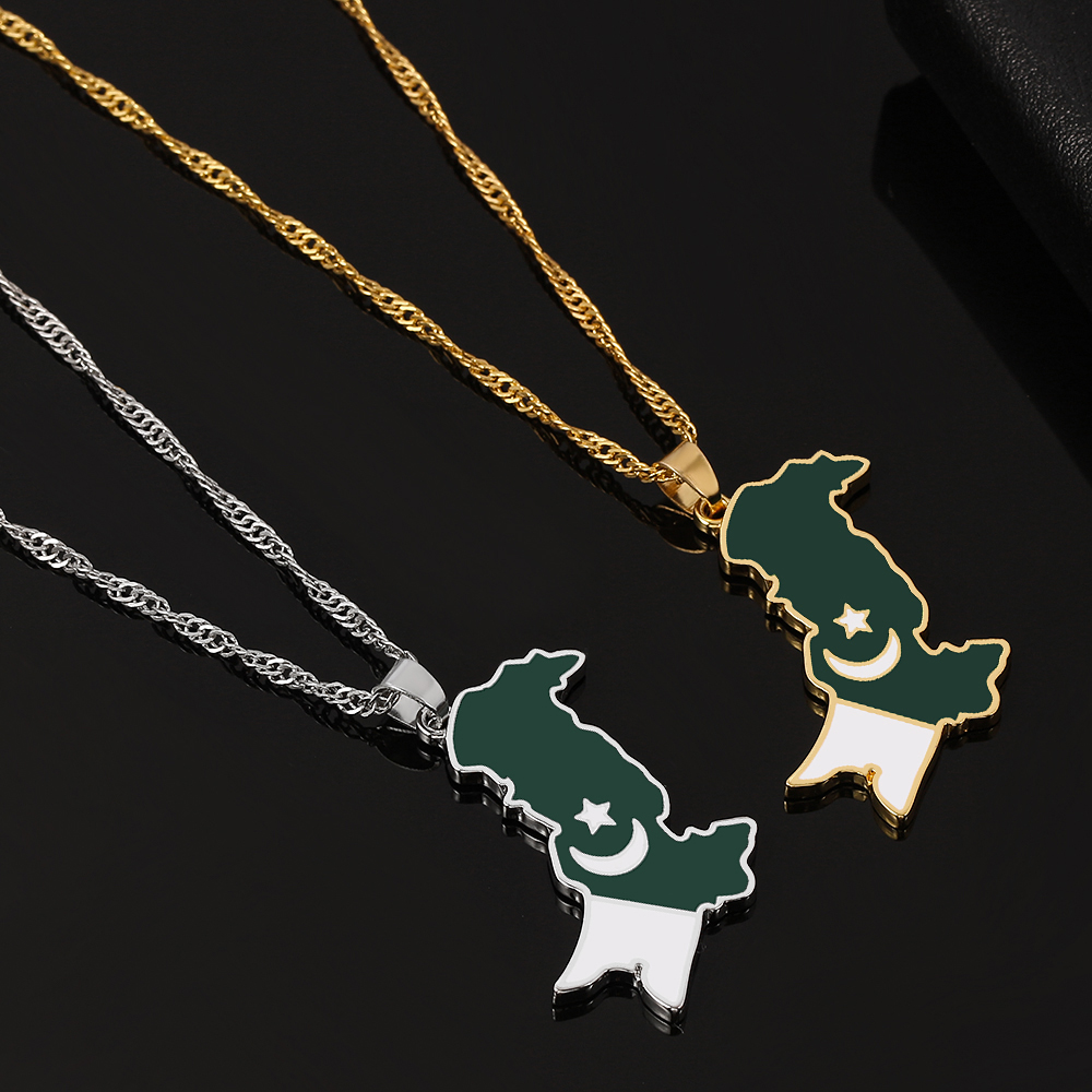 Pakistan Map Creative Pendant  – Women Accessories Pakistan recenzja i cena