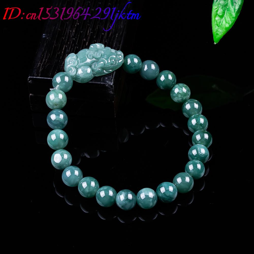 Natural Burmese Jadeite Pixiu  – Accessories Woman recenzja i cena