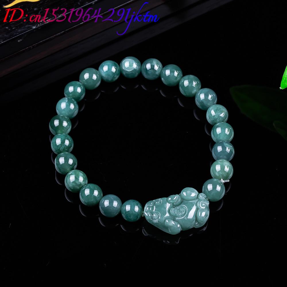 Natural Burmese Jadeite Pixiu  – Accessories Woman recenzja i cena