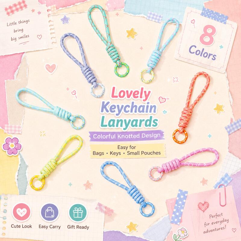 2~5pcs Colorful Braided Keycha – Women'S Key Accessories recenzja i cena