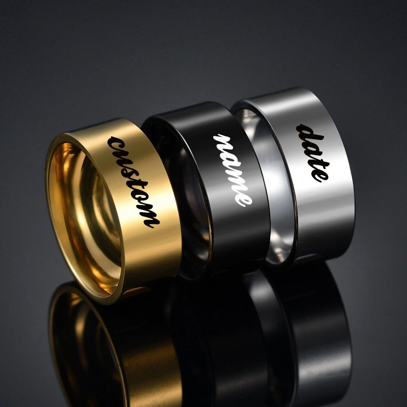 Atoztide 4/6/8mm Personalized  – Wrap Ring Gold recenzja i cena
