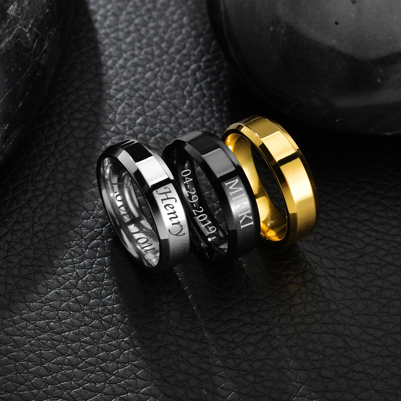 Atoztide 4/6/8mm Personalized  – Wrap Ring Gold recenzja i cena