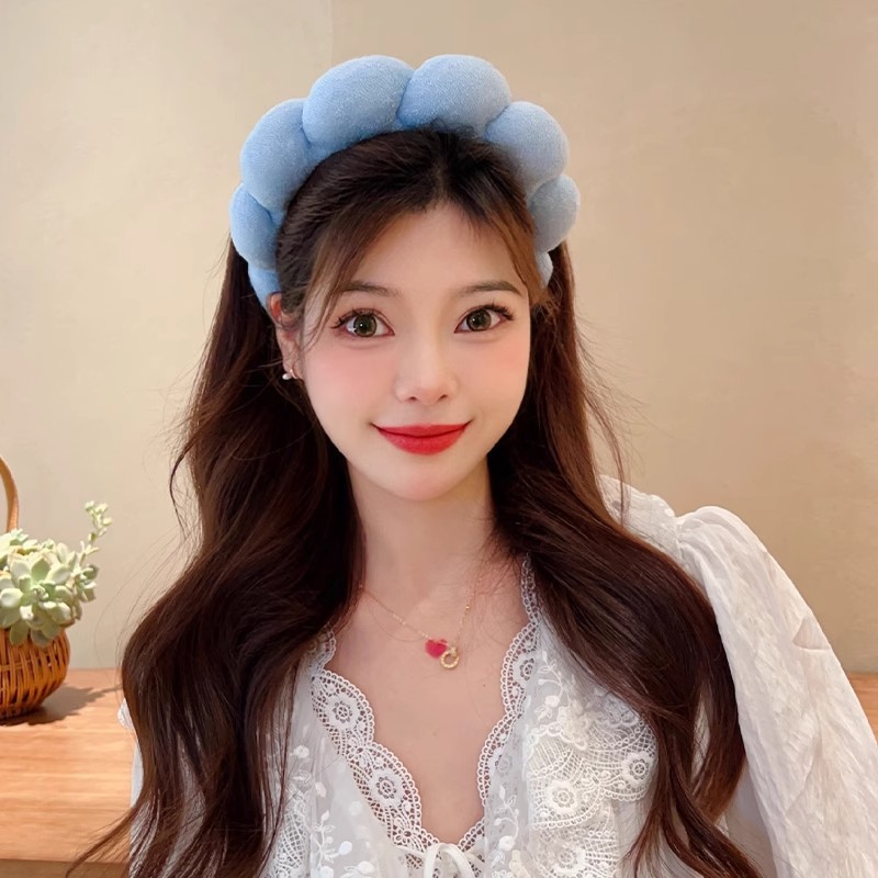 Retro Puffy Hair Band Sponge H – Women Accessories Online recenzja i cena