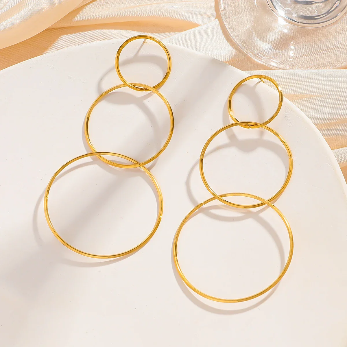Luxury Simple 3 Circles Stainl – Women'S Accessories Mango recenzja i cena