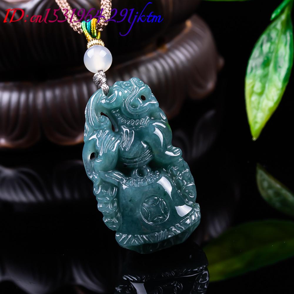 Burmese Jadeite Pixiu Pendant  – Accessories Woman recenzja i cena