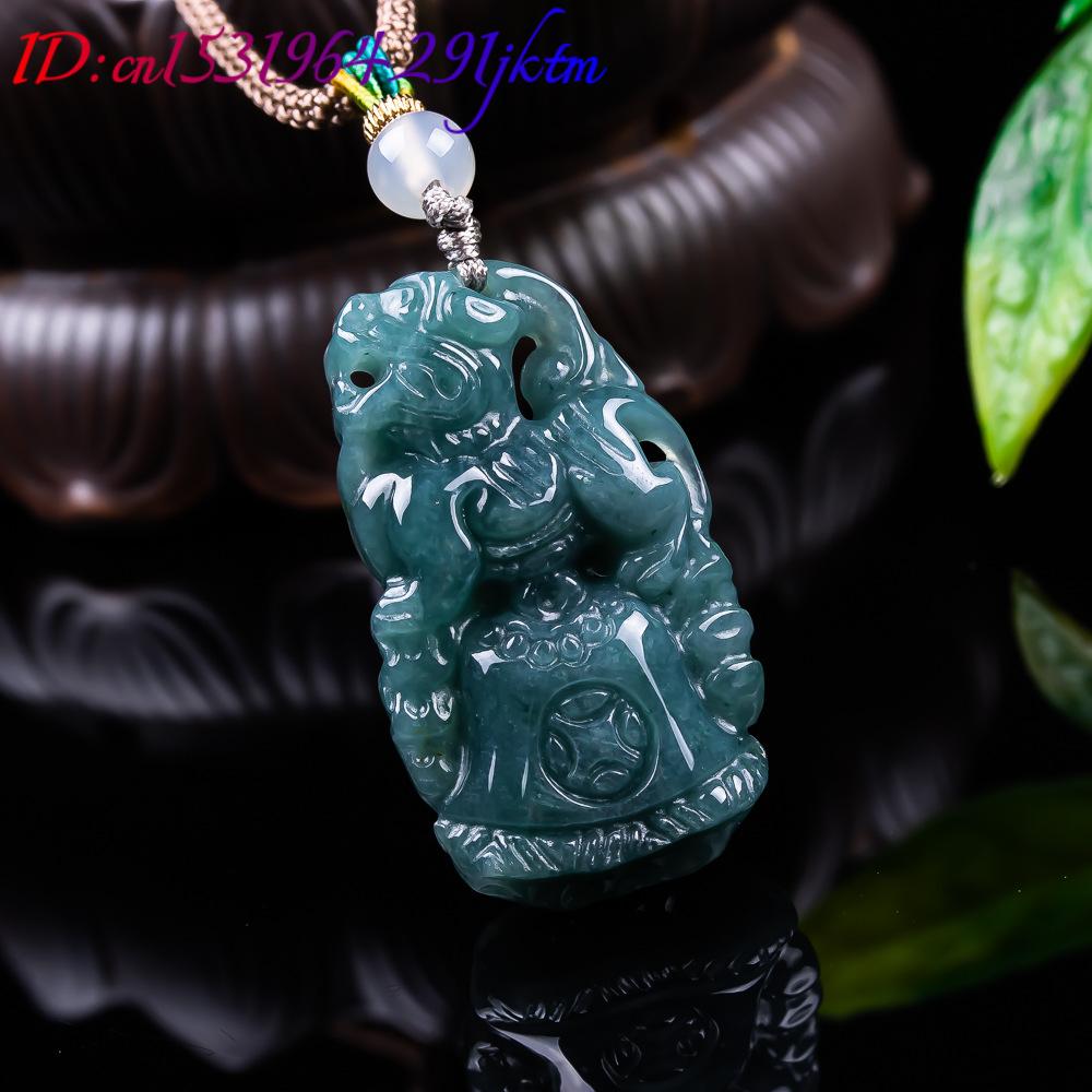 Burmese Jadeite Pixiu Pendant  – Accessories Woman recenzja i cena