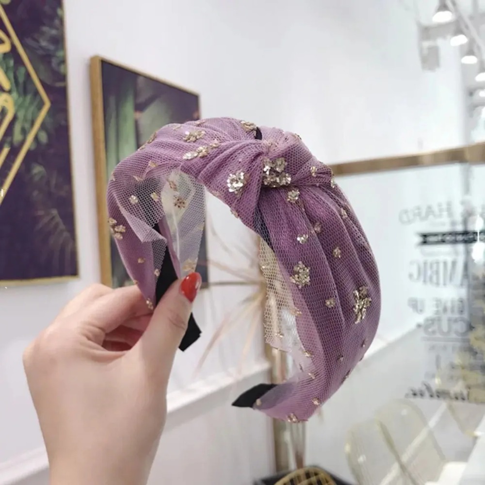 1PC Bohemian Mesh Yarn Headban – Wrap Ring Gold recenzja i cena