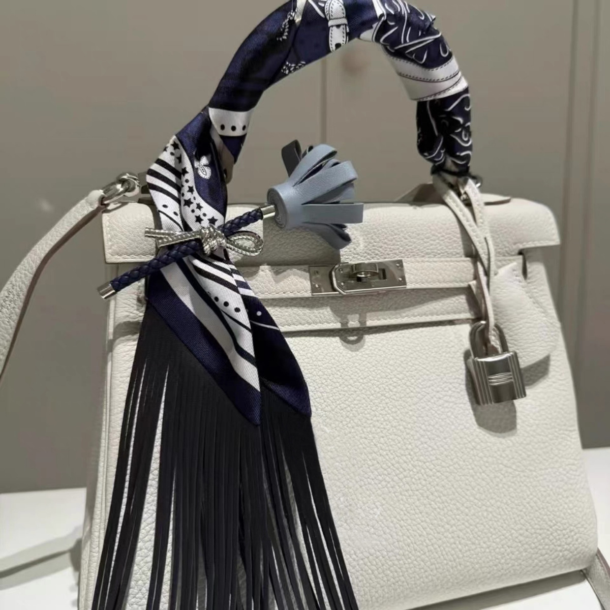 Faux Leather Fringe Tassel Sca – Women Accessories Business recenzja i cena
