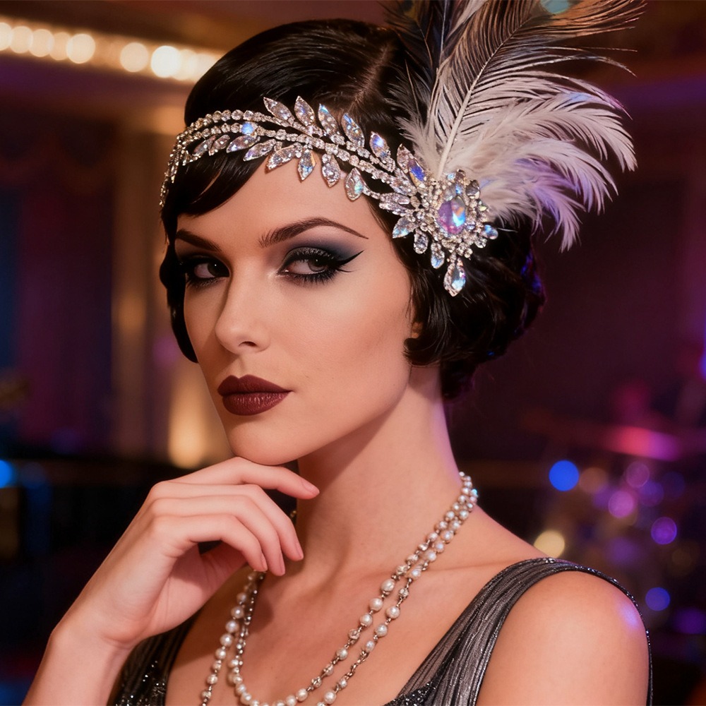 Retro Vintage Feather Headband – Women Accessories Online recenzja i cena