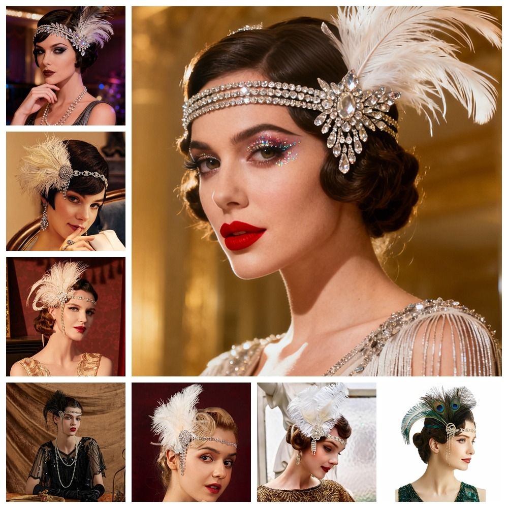 Retro Vintage Feather Headband – Women Accessories Online recenzja i cena