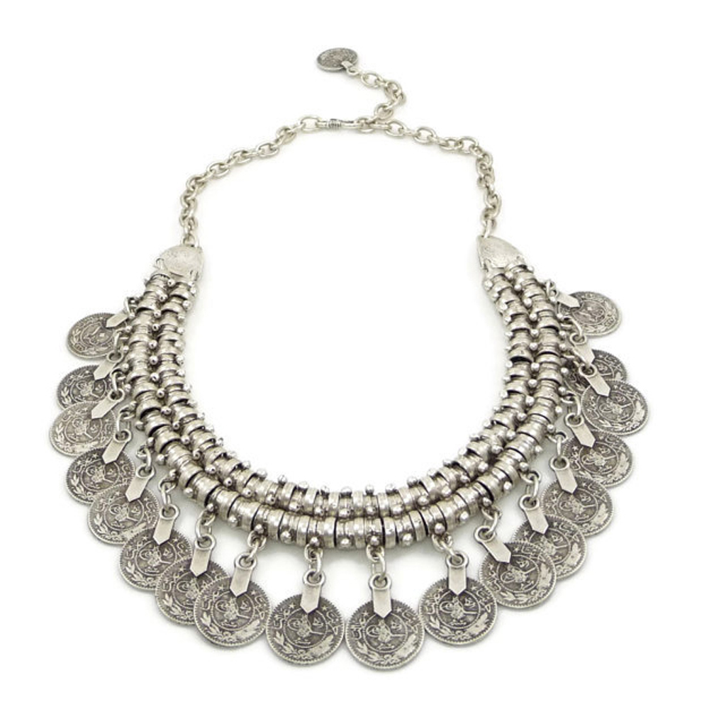 Vintage Alloy Coins Tassel Cho – Women Accessories Pakistan recenzja i cena