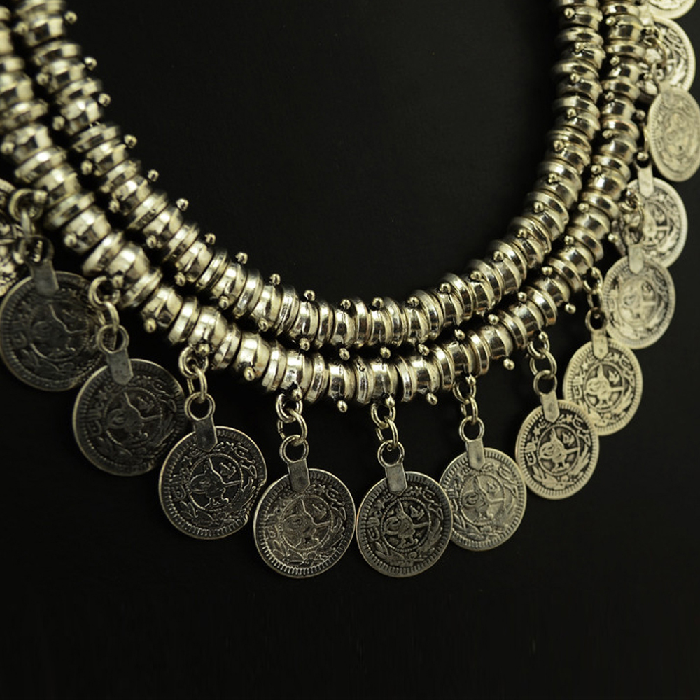 Vintage Alloy Coins Tassel Cho – Women Accessories Pakistan recenzja i cena