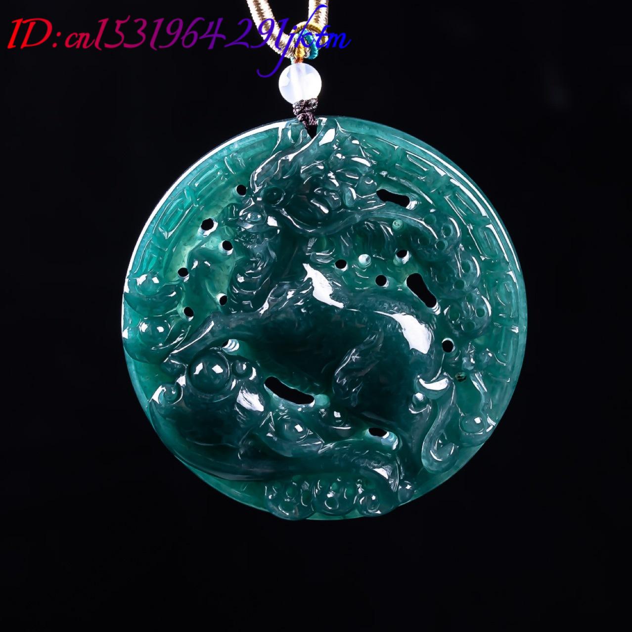 Burmese Jadeite Dragon Pendant – Accessories Woman recenzja i cena