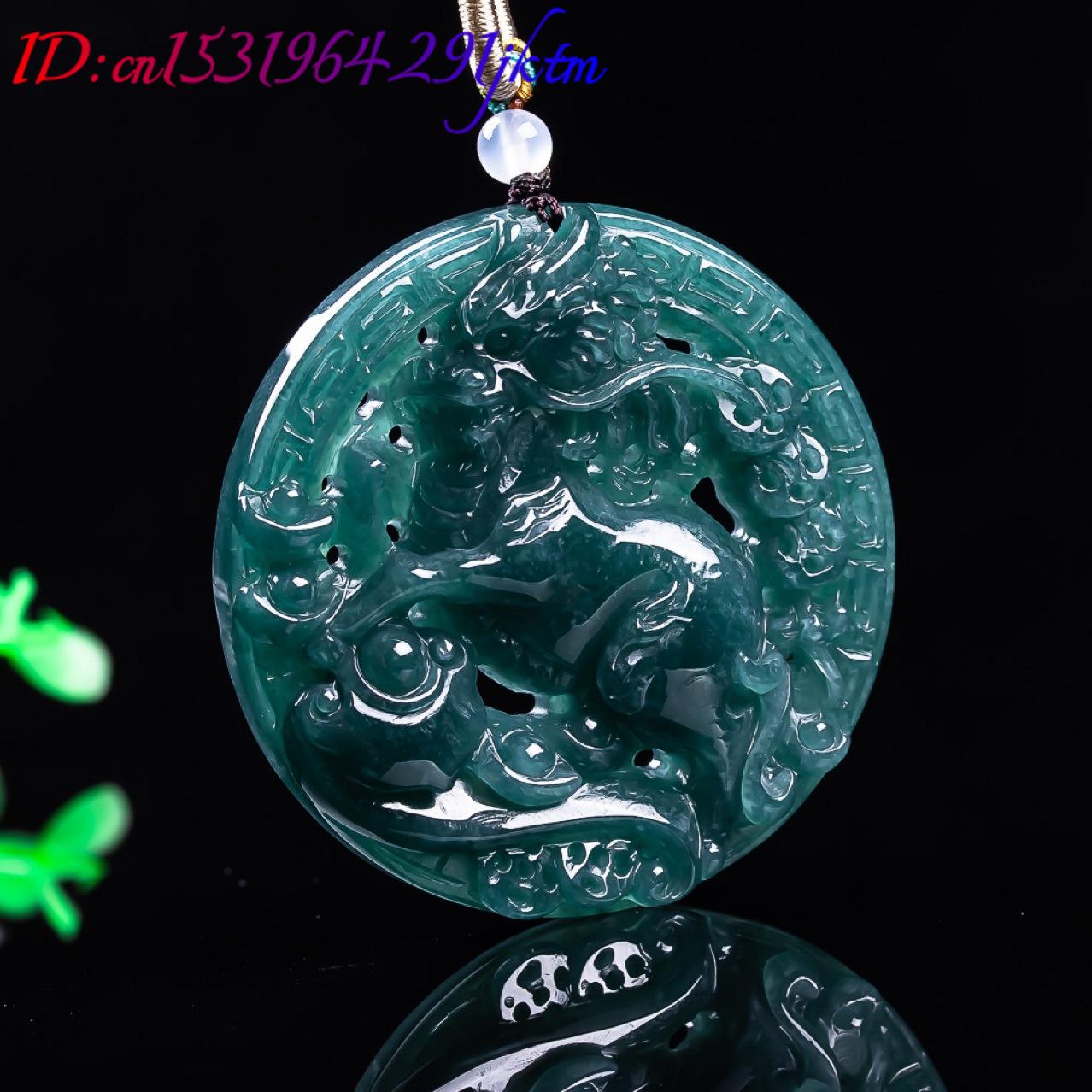Burmese Jadeite Dragon Pendant – Accessories Woman recenzja i cena