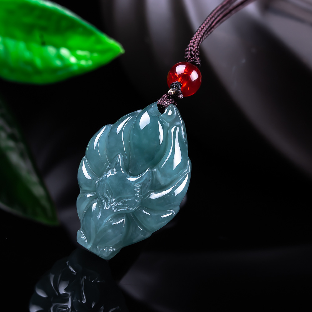 Natural Burmese Jadeite Fox Pe – Accessories Woman recenzja i cena