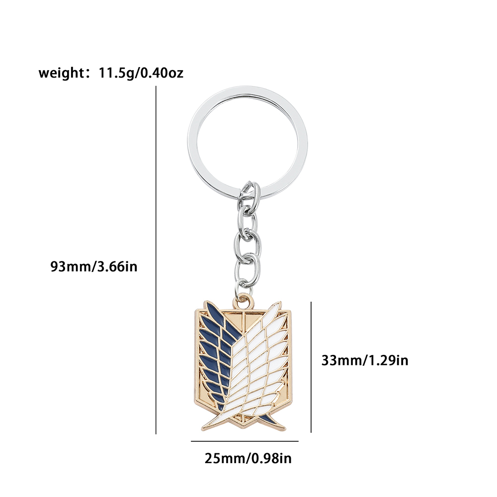 Anime Attack on Titan Enamel B – Women'S Key Accessories recenzja i cena