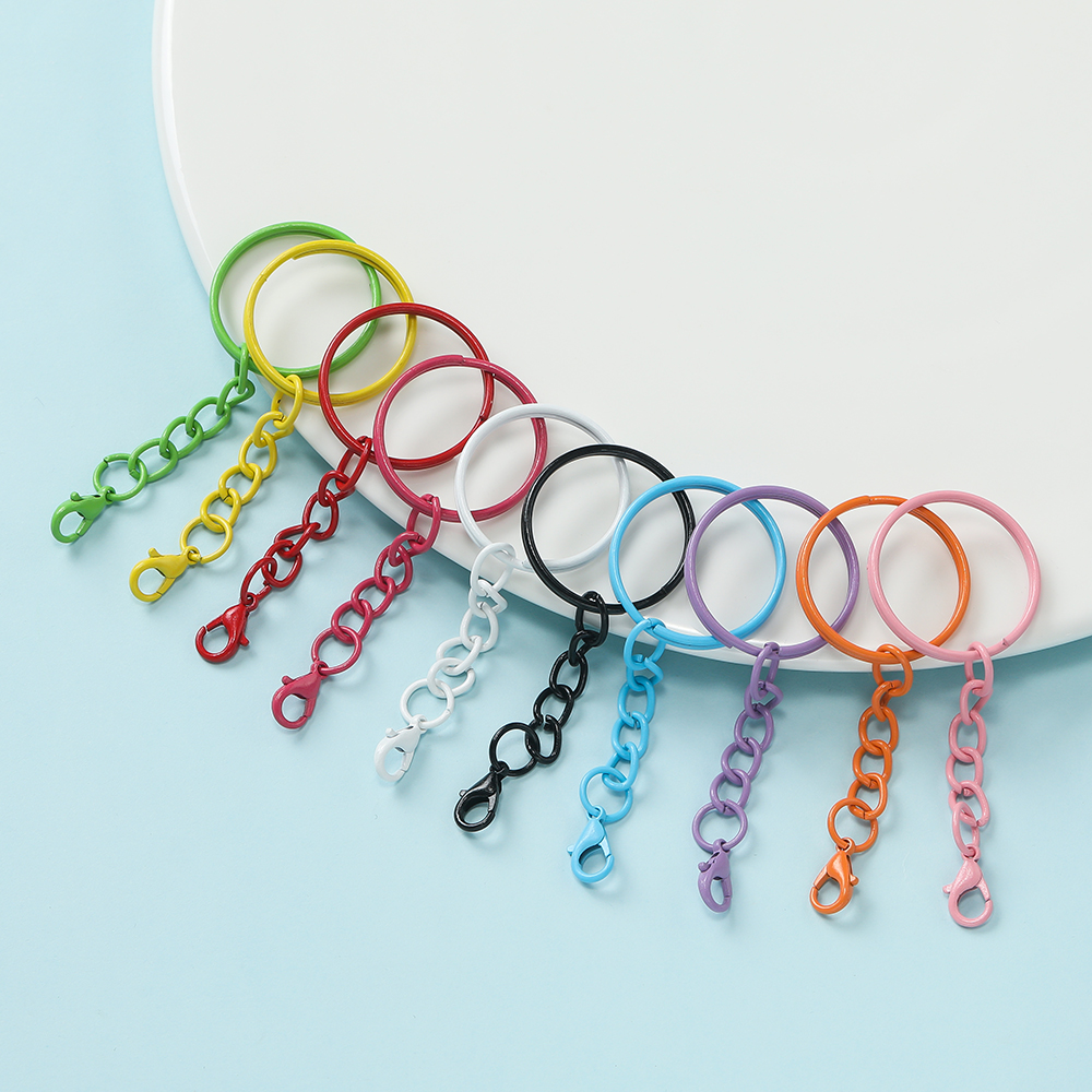 5pcs/Lot 25mm Colored Split Ri – Women'S Key Accessories recenzja i cena