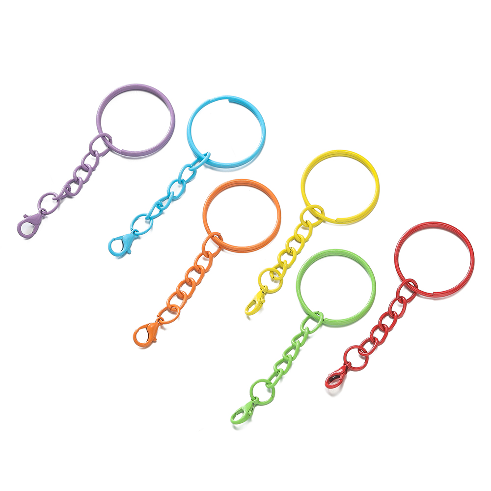 5pcs/Lot 25mm Colored Split Ri – Women'S Key Accessories recenzja i cena