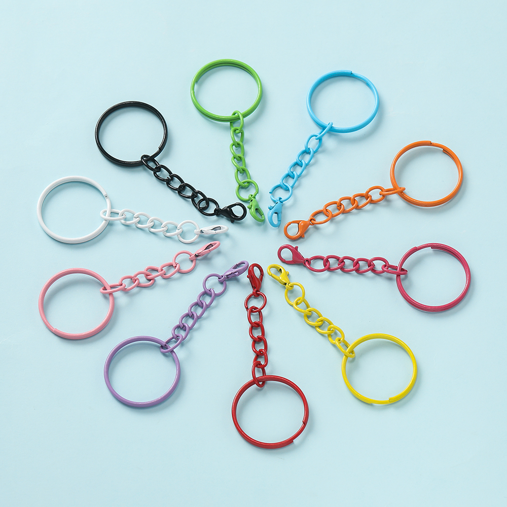 5pcs/Lot 25mm Colored Split Ri – Women'S Key Accessories recenzja i cena