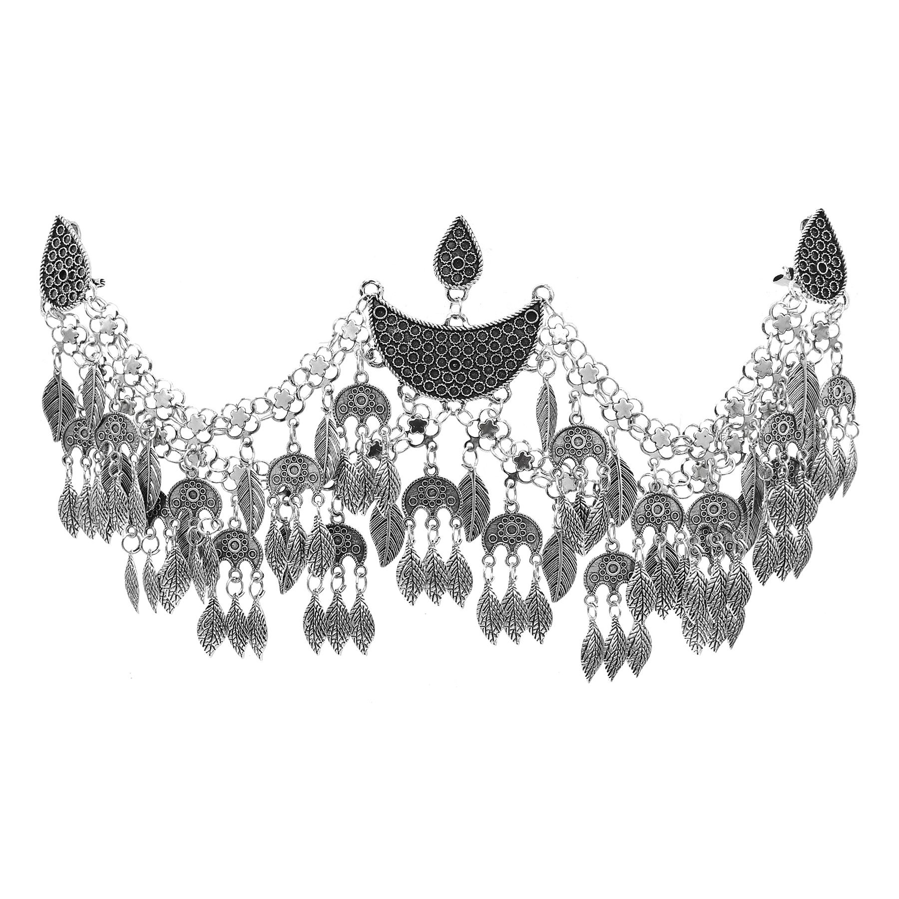 Vintage Silver Ethnic Multilay – Women Accessories Pakistan recenzja i cena