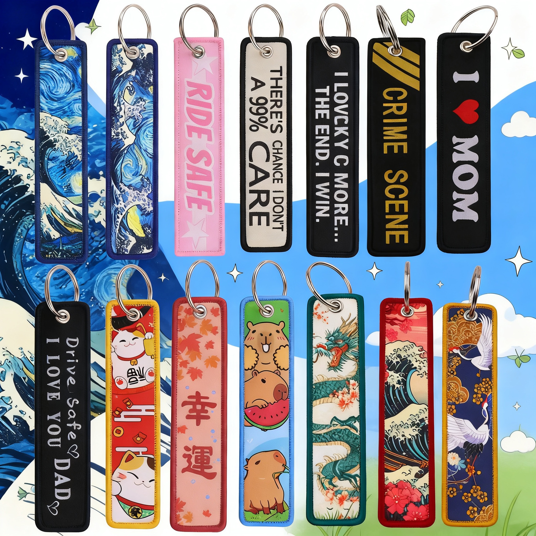 Van Gogh Embroidery Key Fobs K – Women'S Key Accessories recenzja i cena