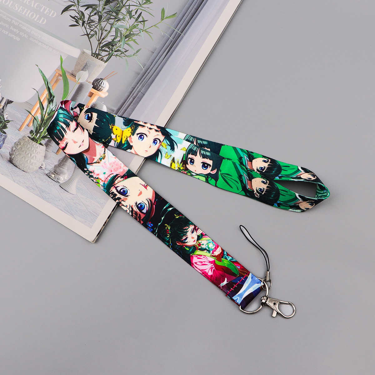 Cute Anime Girl Lanyard Neck S – Women'S Key Accessories recenzja i cena
