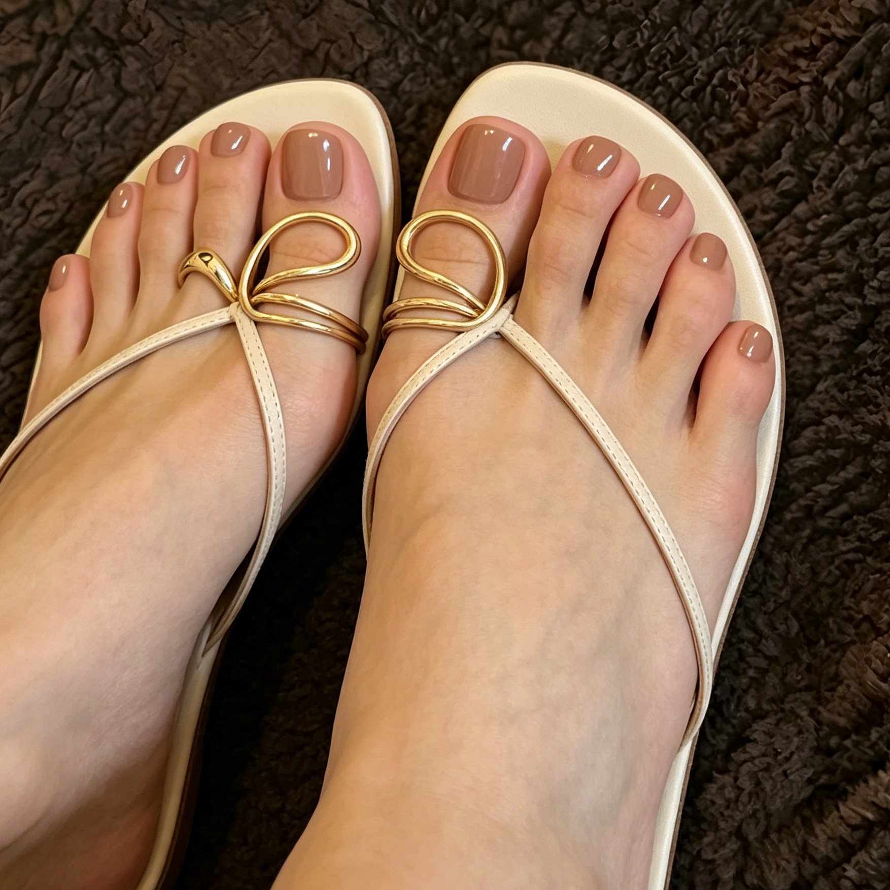 Gold Minimalist Irregular Toe  – Wrap Ring Gold recenzja i cena