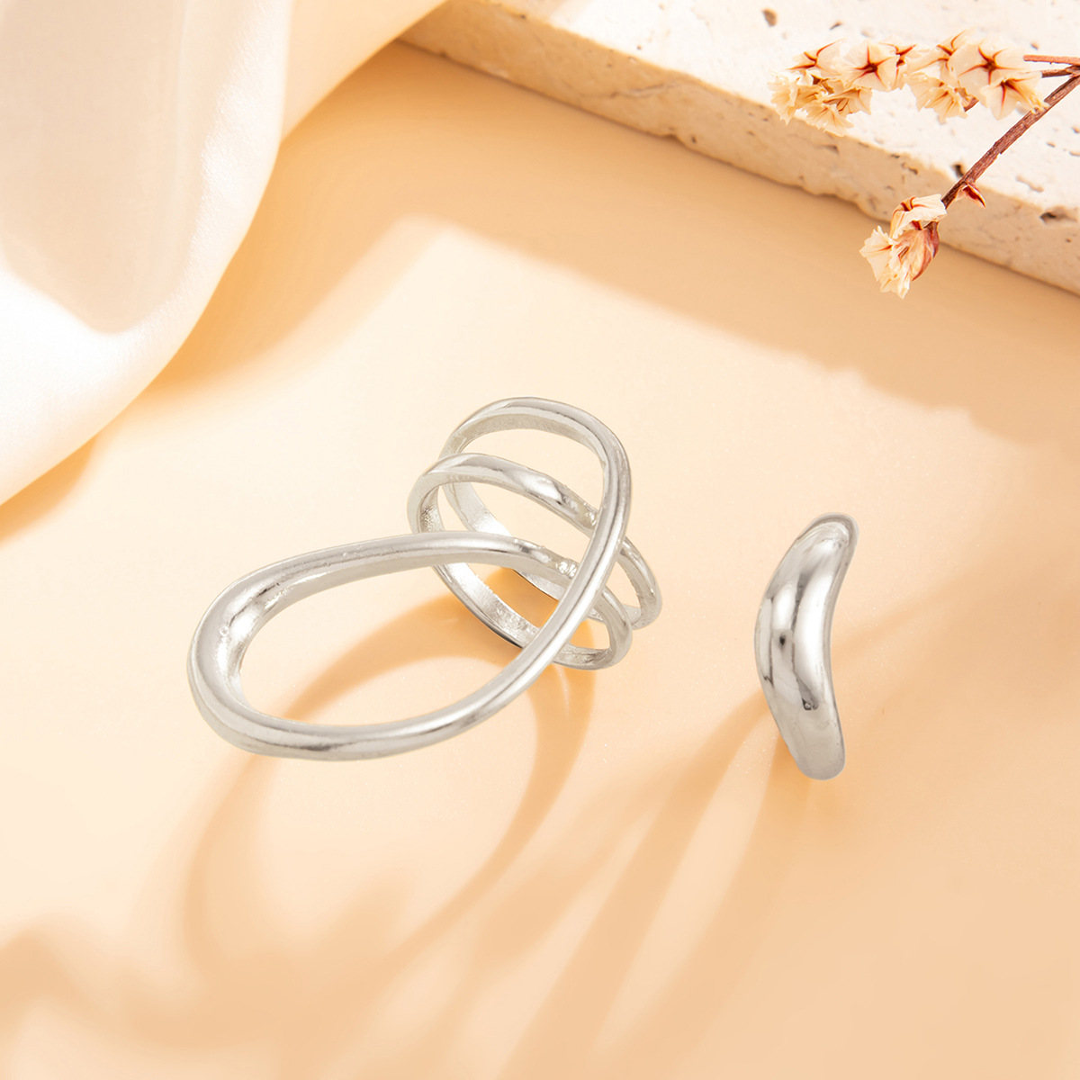 Gold Minimalist Irregular Toe  – Wrap Ring Gold recenzja i cena