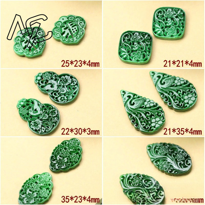2pcs DIY Natural Dry Green Eme – Accessories Woman recenzja i cena