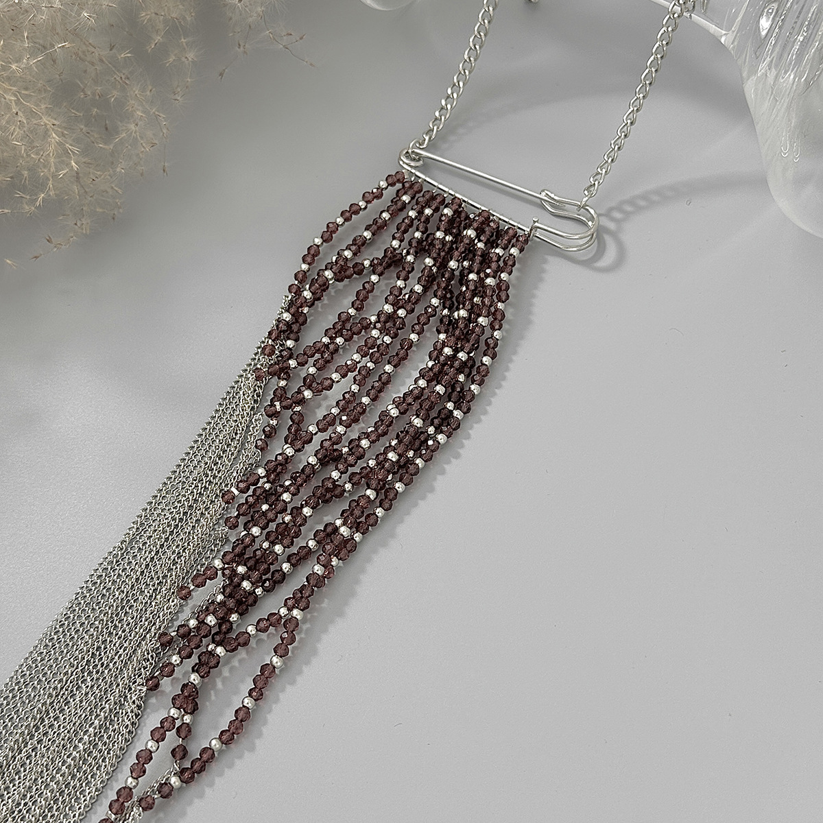 Silver Color Tassel Chain Broo – Women Accessories Trending recenzja i cena