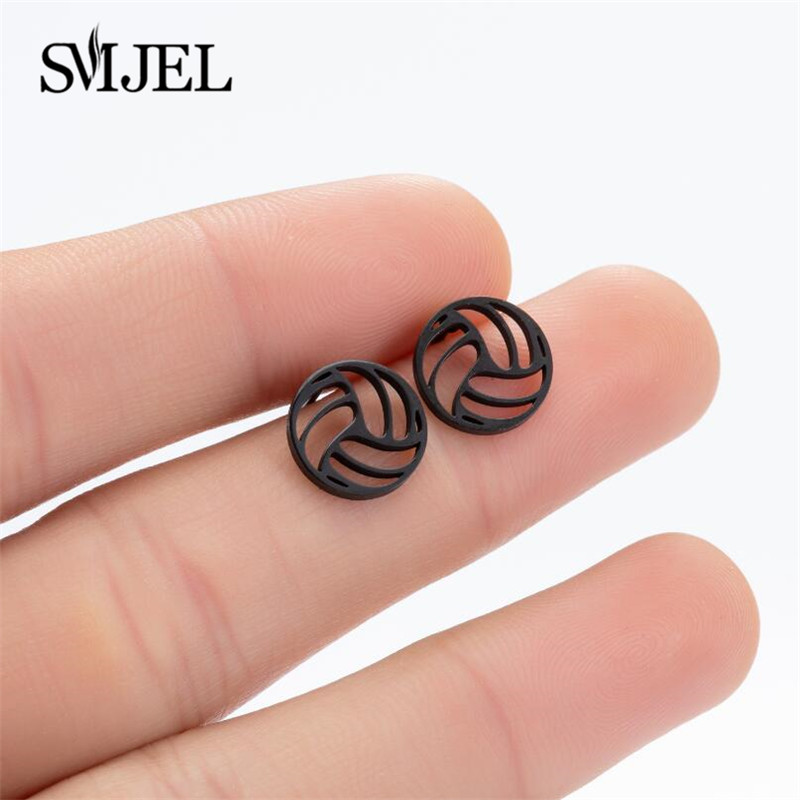 Punk Black Volleyball Earrings – Women'S Volleyball Accessories recenzja i cena