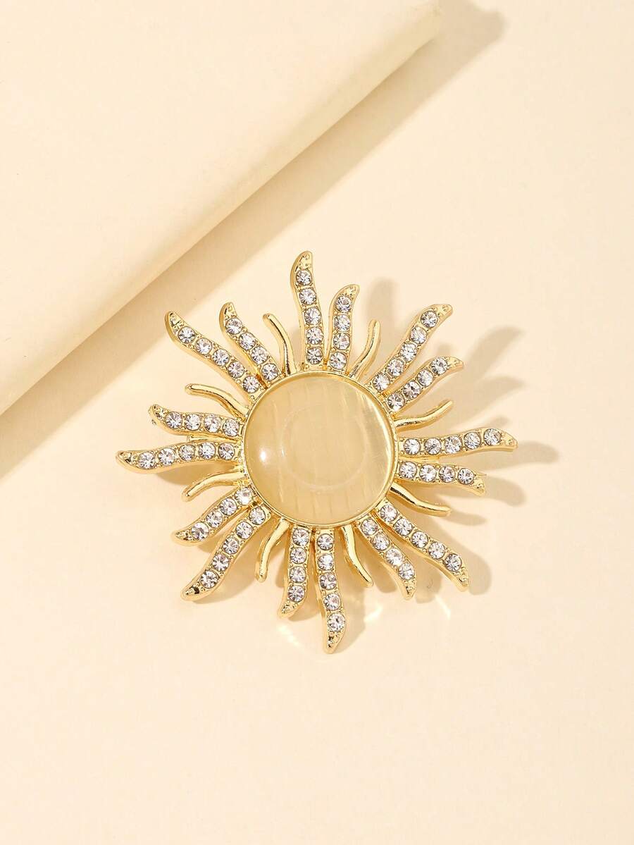 Sunburst Cat Eye Zinc Alloy Br – Women Accessories Business recenzja i cena
