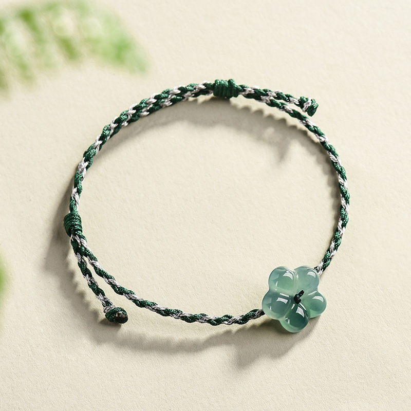 Burmese Jadeite Flower Bracele – Accessories Woman recenzja i cena