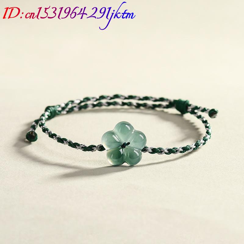 Burmese Jadeite Flower Bracele – Accessories Woman recenzja i cena